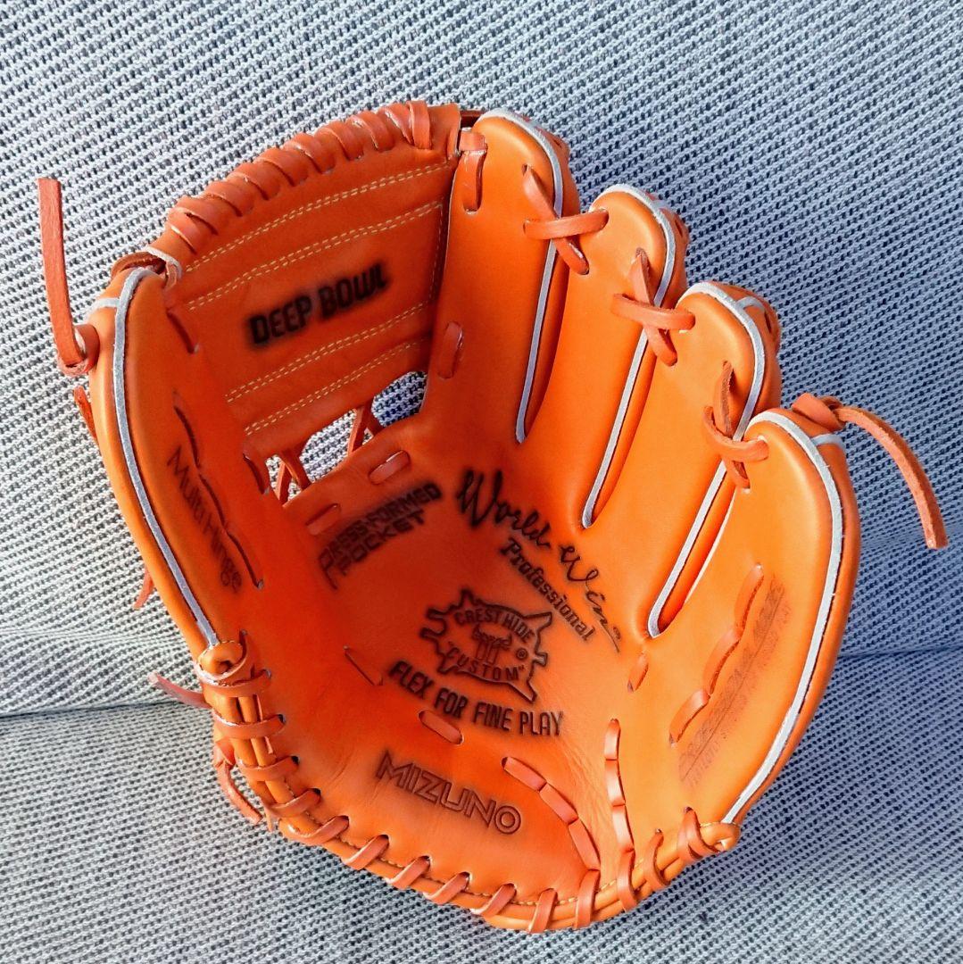 赤カップ 完全限定 ミズノ 復刻軟式グラブ セカンド用 激レア
