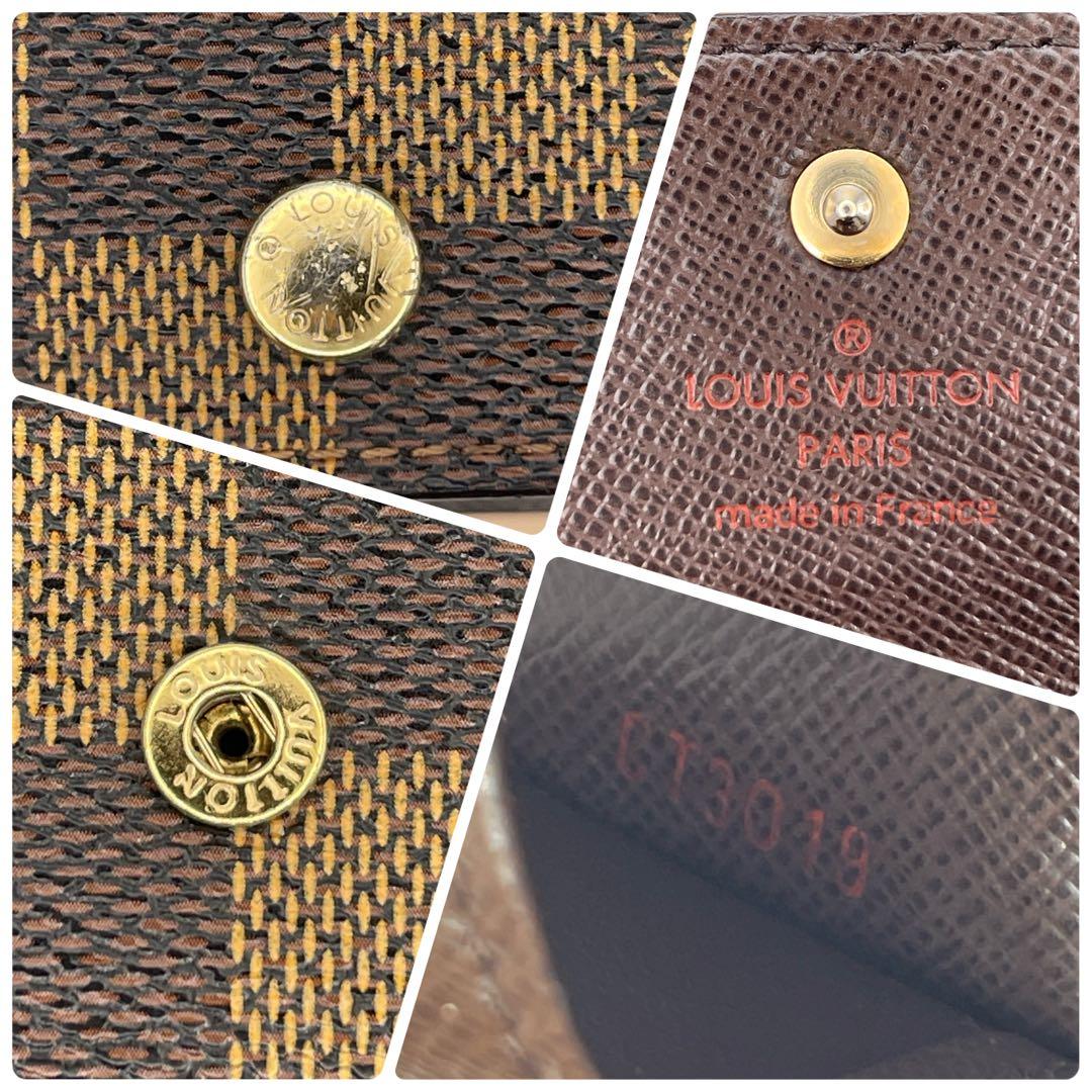 【美品✨】ルイヴィトン ダミエ ミュルティクレ4 4連キーケース