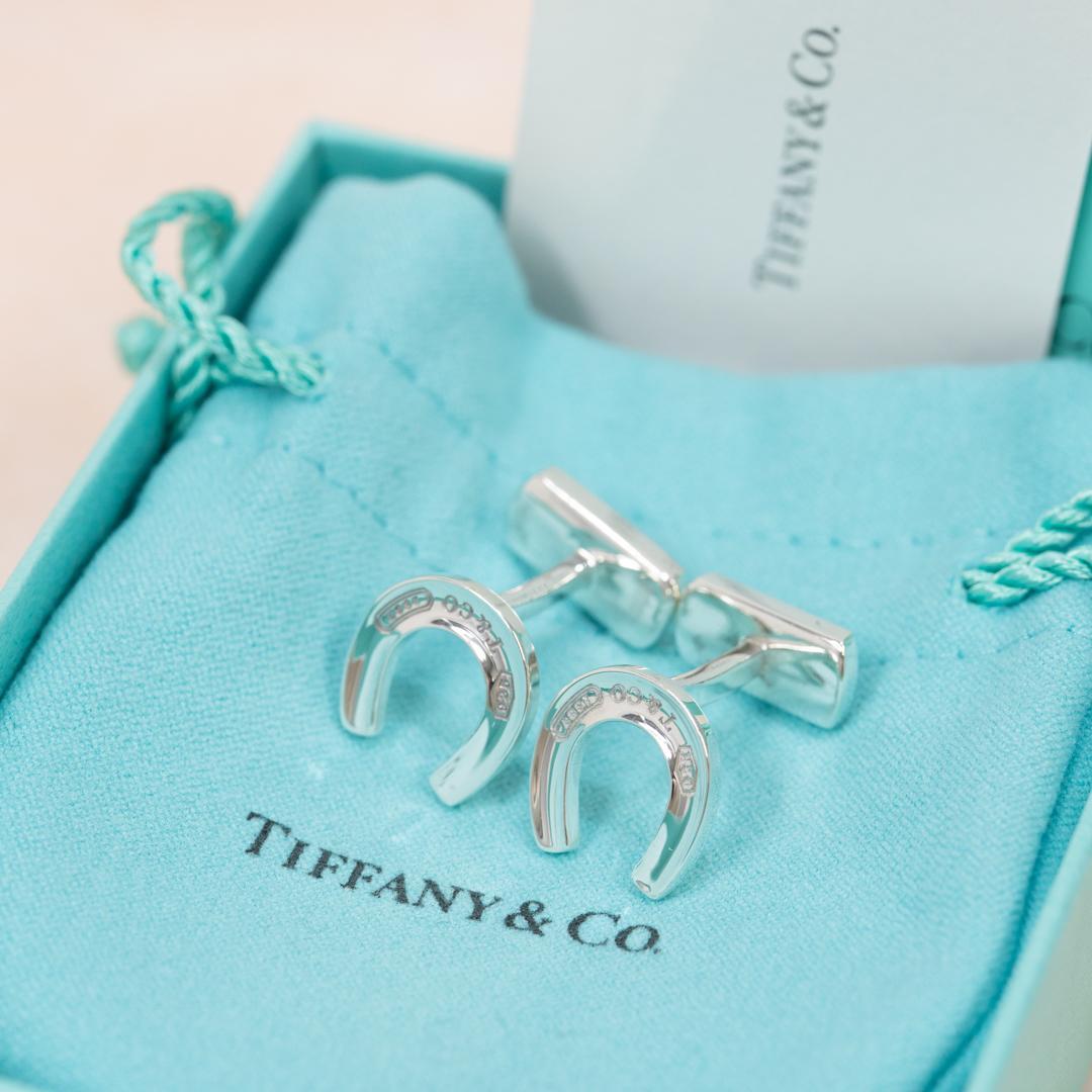 TIFFANY&Co. ヴィンテージ ホースシュー カフリンクス　箱袋カード付属