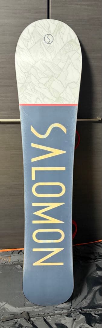 サロモン SIGHT 150cm、ビンディング、ケース付き スノーボードセット