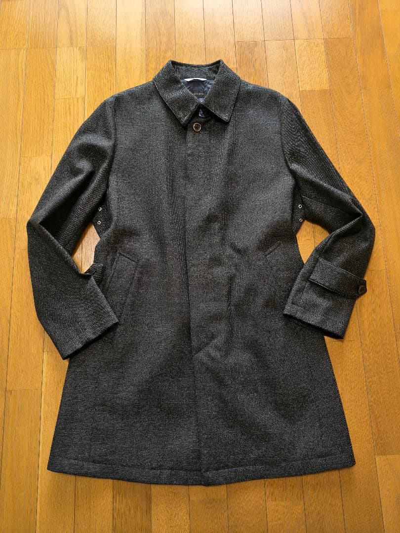 ASAMI　極美品！HILTON ステンカラーコート L ブラック系