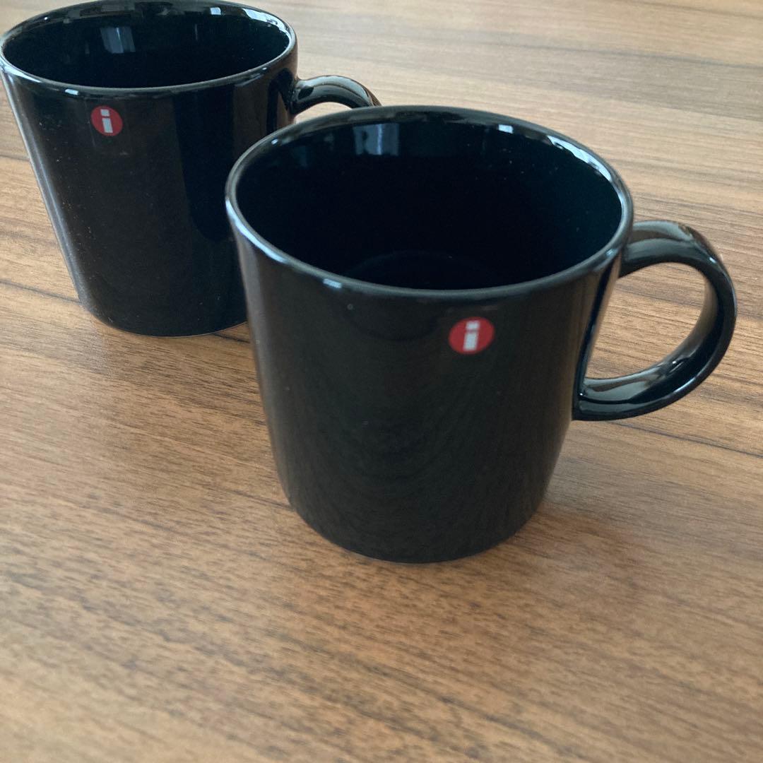 廃盤！iittala TEEMA イッタラ ティーマ マグカップ ブラックペア