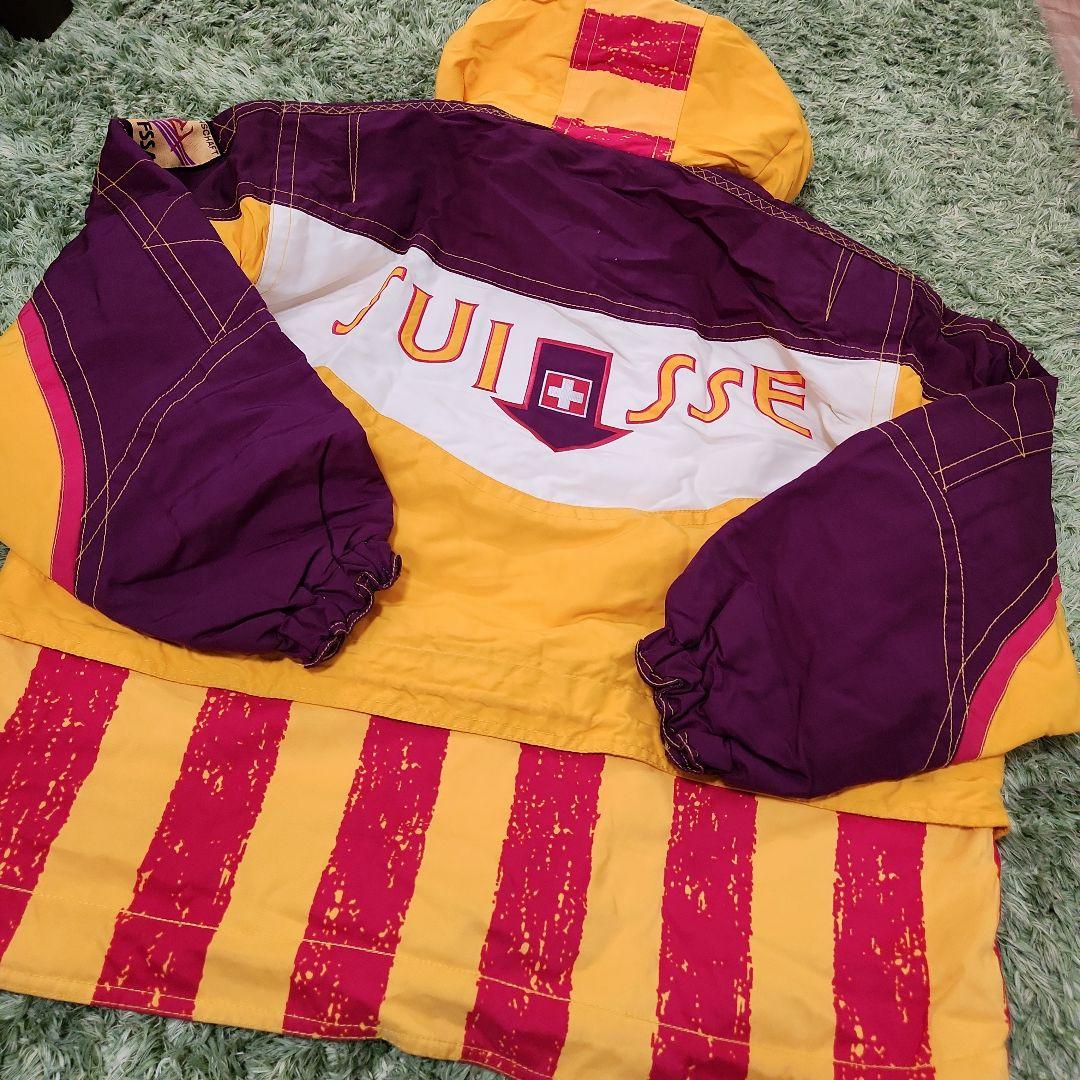 ゴールドウィン ヴィンテージ モーグルライン スキーウェア上下セット 派手