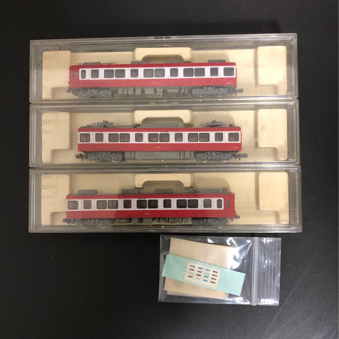 管理番号1616 京急800形旧塗装 NゲージKATO塗装済キット組立品M付3両