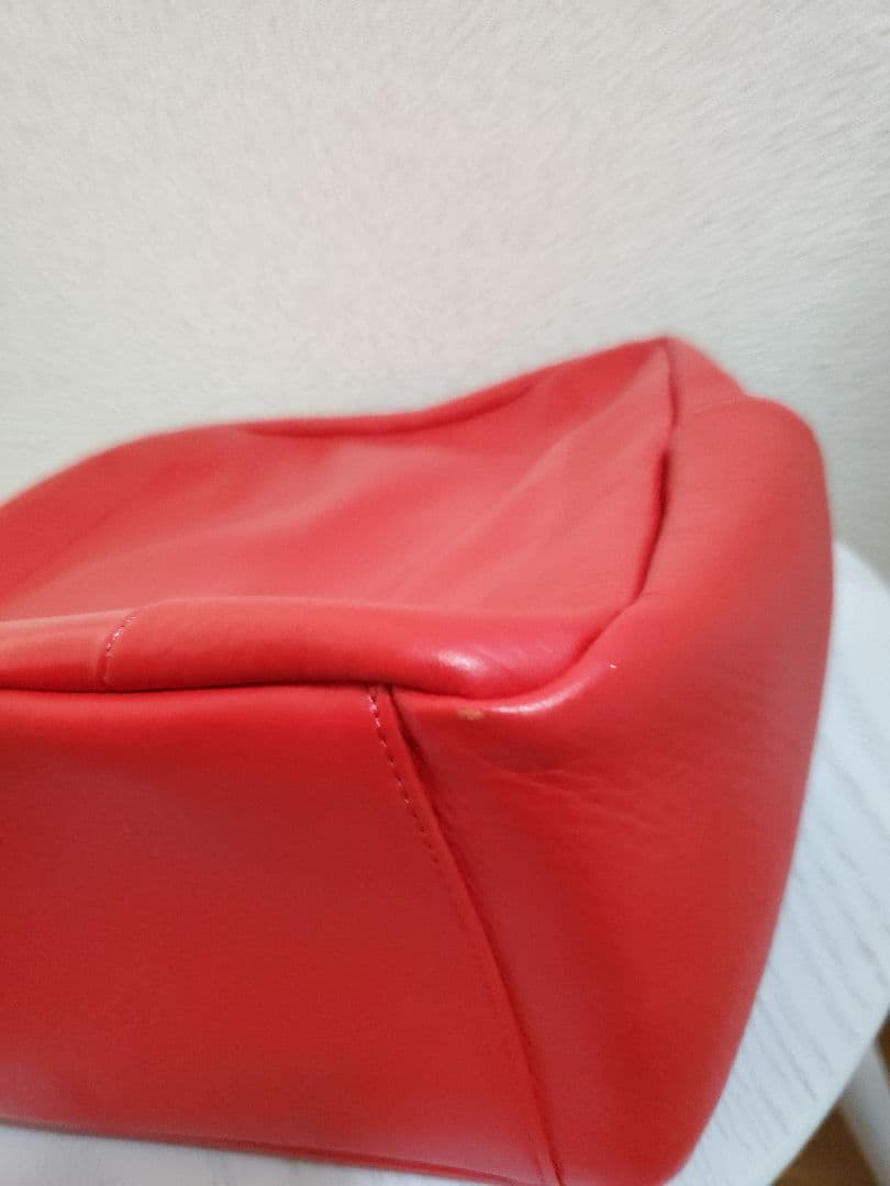 け*る様 【美品】KITAMURA　レザーリュック　レッド　A4サイズ