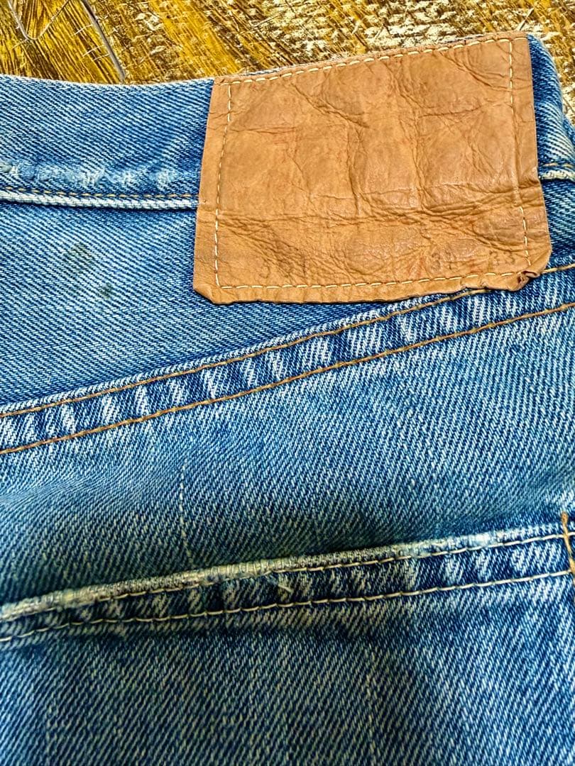 h*e様 リーバイスヴィンテージパッチワークデザイン ライトブルーデニム５０１サ