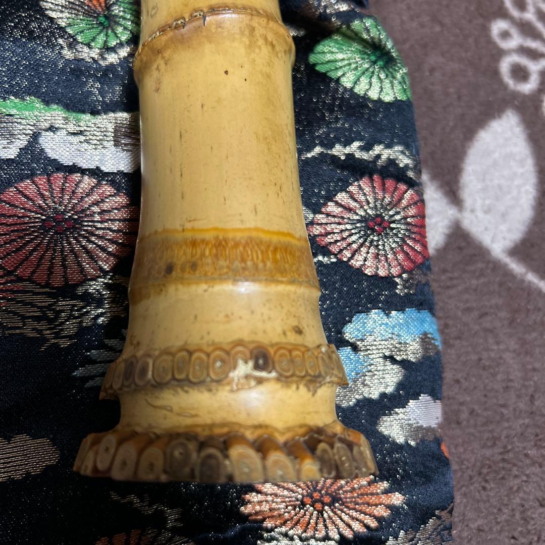 尺八 竹製 専用カバー付き　長さ約54、7cm