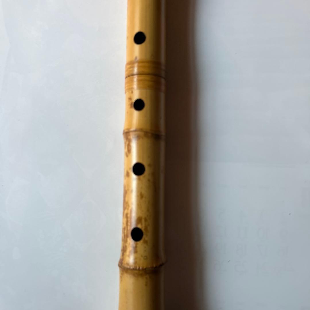 尺八 竹製 専用カバー付き　長さ約54、7cm