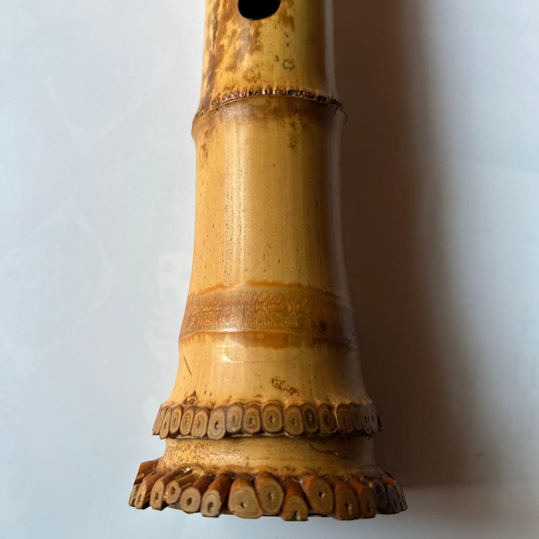 尺八 竹製 専用カバー付き　長さ約54、7cm