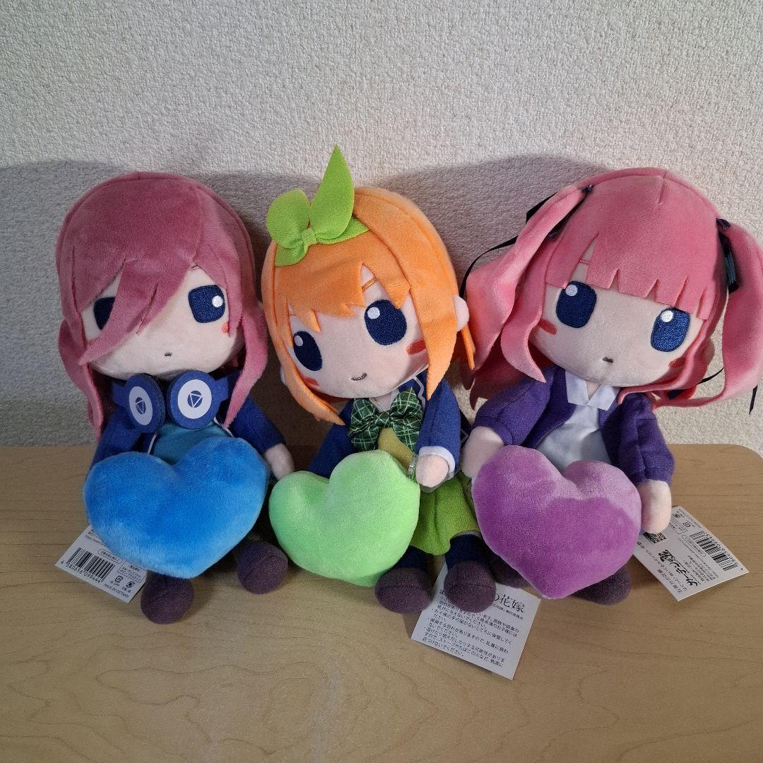 五等分の花嫁　はぐっと　!　ぬいぐるみ　カーテン　タッセル　セット
