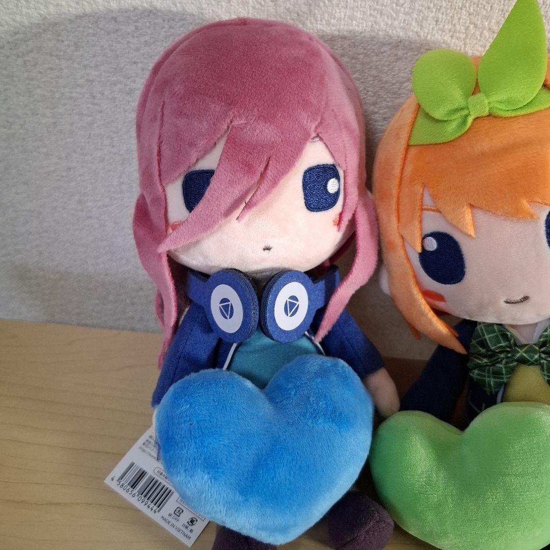五等分の花嫁　はぐっと　!　ぬいぐるみ　カーテン　タッセル　セット