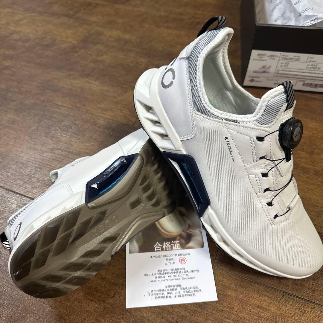 ecco ゴルフシューズ ボアシステム ホワイト 27