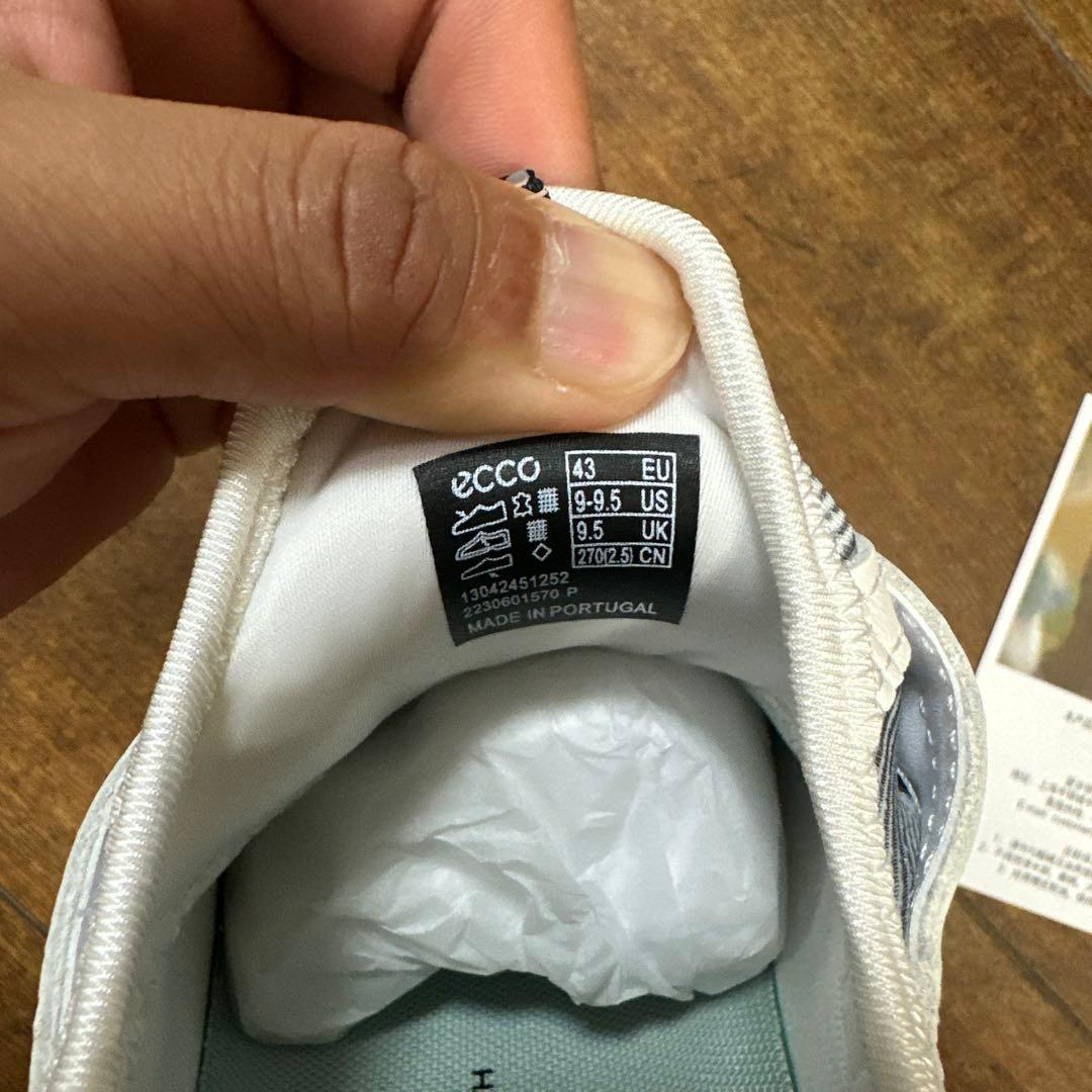 ecco ゴルフシューズ ボアシステム ホワイト 27