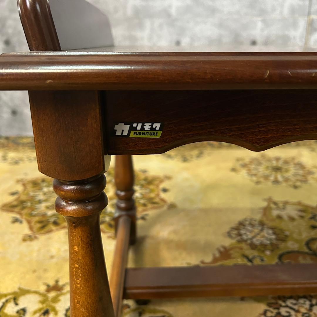 ꧁カリモク家具 karimoku꧂オールドカリモク テレフォンスタンド 電話台