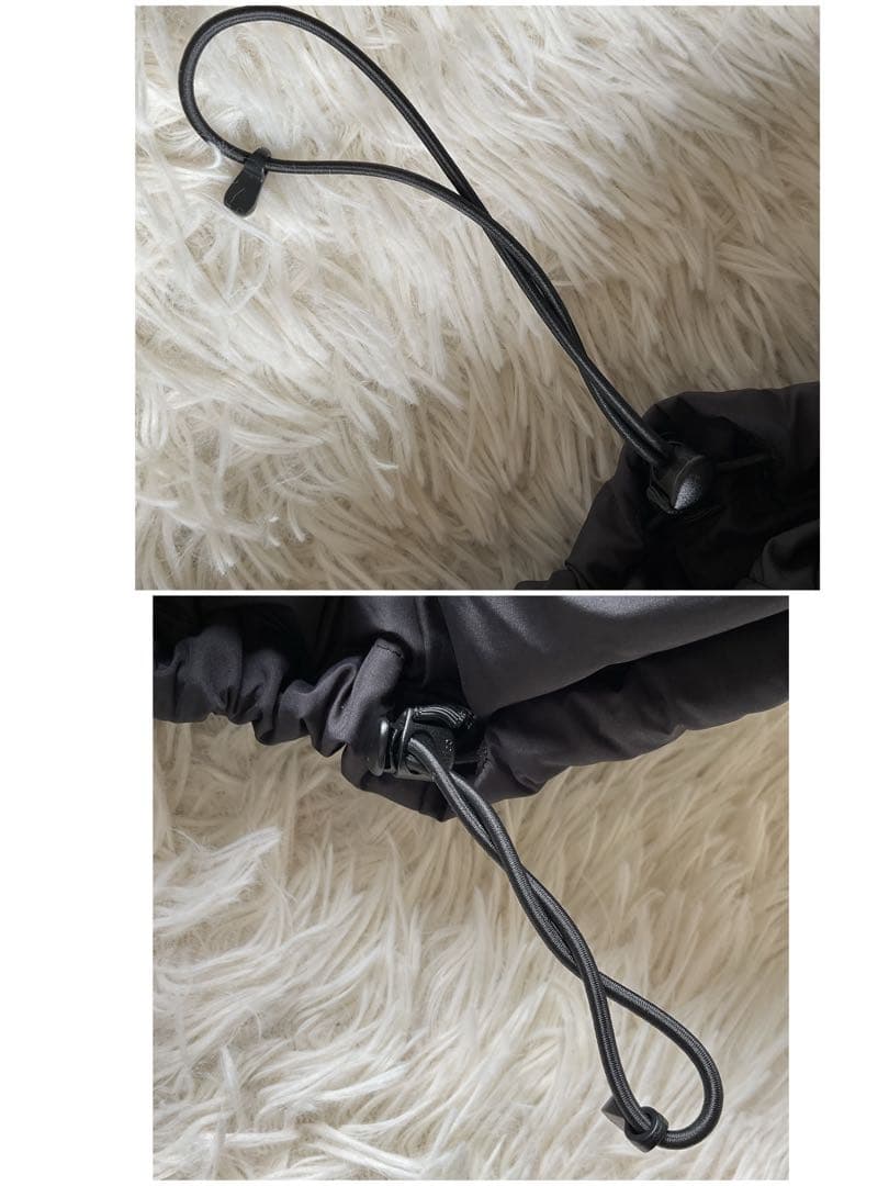 未使用級✨エクストララージ　ダウンジャケット　中綿　L ボックスロゴ　ブラック