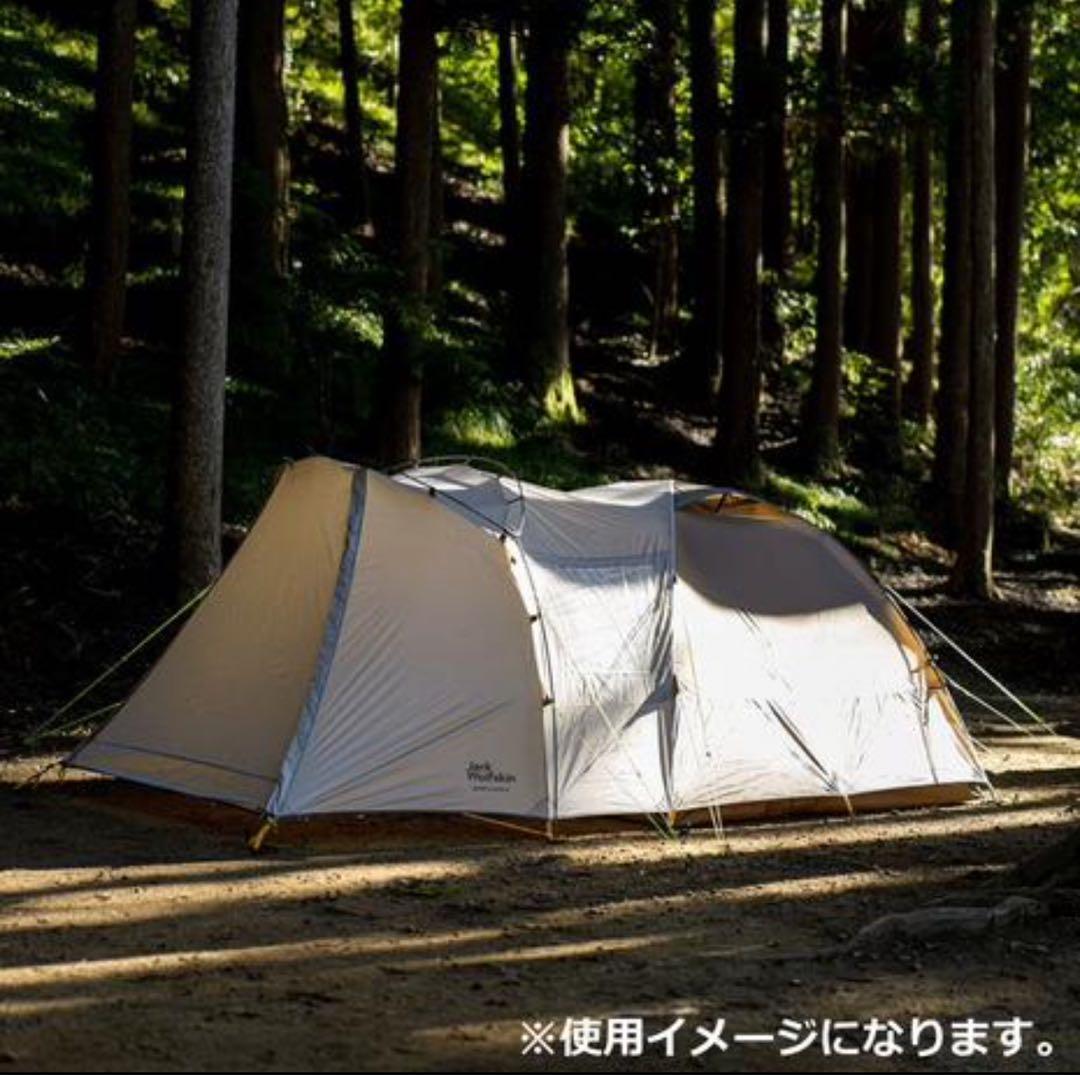 新品】Jack Wolfskin 4人用テント 3008131-5154 新 デザイン