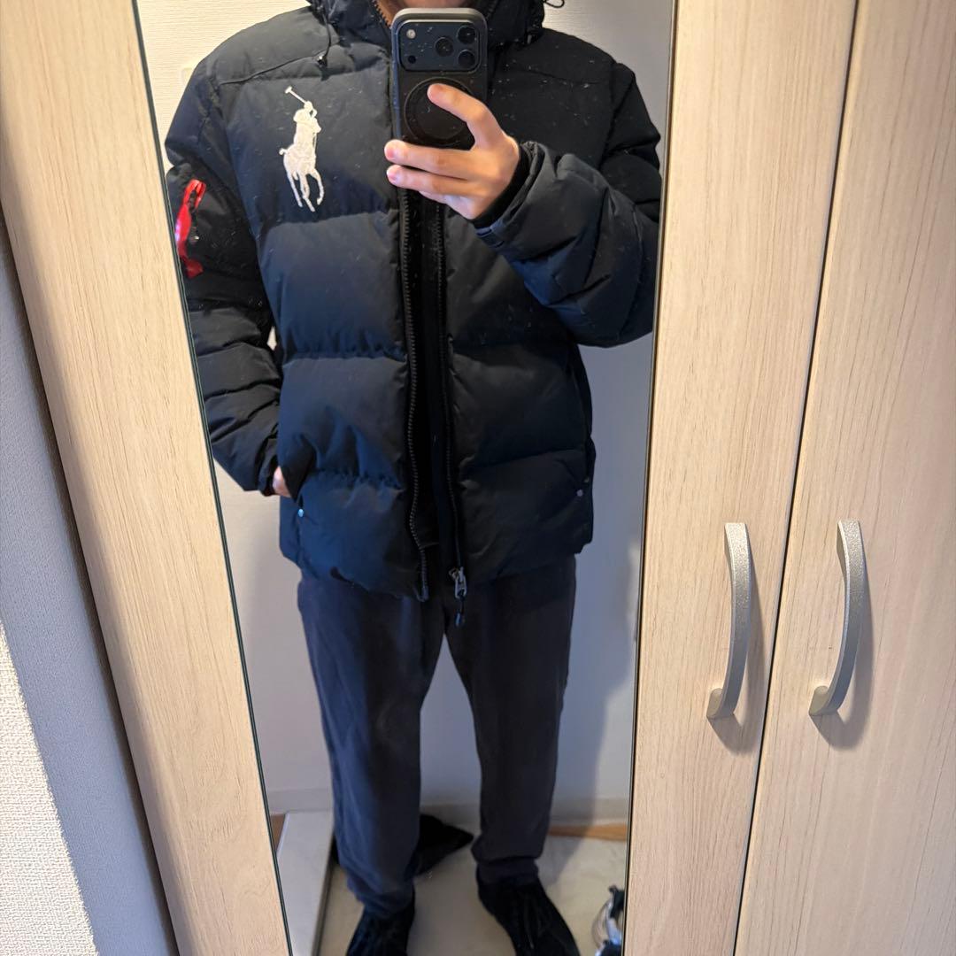 中古】【メンズ】POLO ラルフローレン ダウンジャケット ビッグポニー