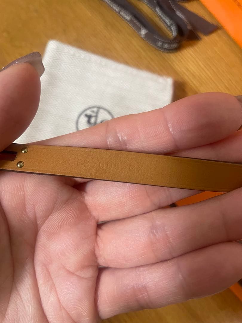 シオさん専用　HERMES (エルメス)レザーブレスレット 《ミニケリー》