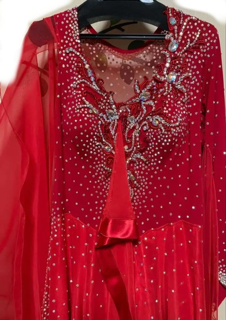 ATELIER HIROKO YAMAGUCHI社交ダンスドレス Lモダンドレス