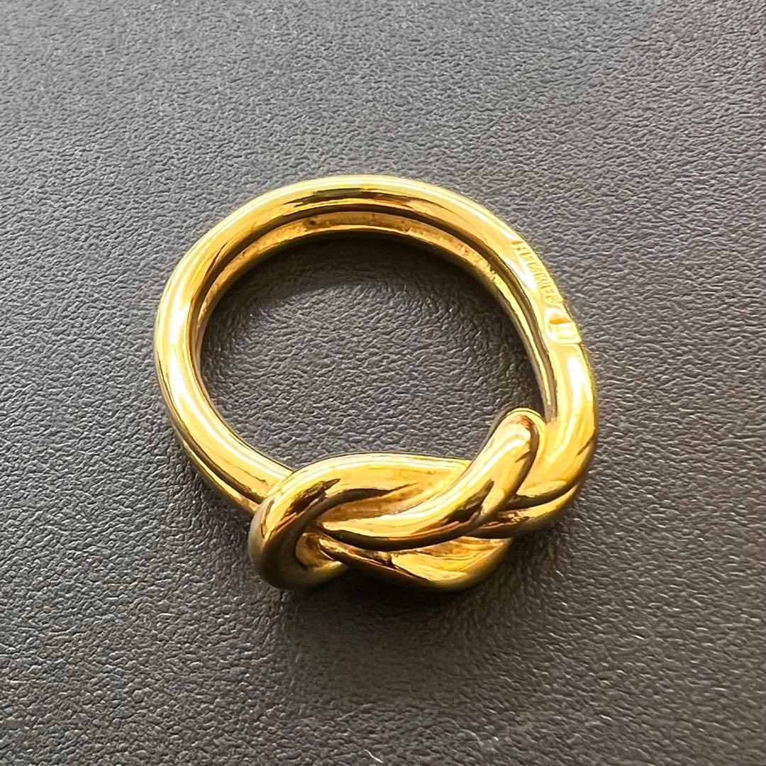 HERMES エルメス スカーフリング ゴールド