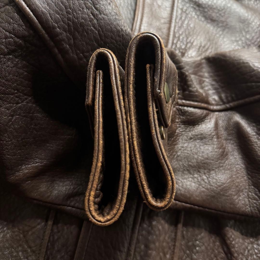 【90s vintage】フライトジャケット　G-1 A-2 シープスキン　短丈