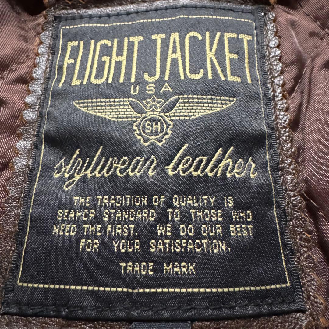 【90s vintage】フライトジャケット　G-1 A-2 シープスキン　短丈