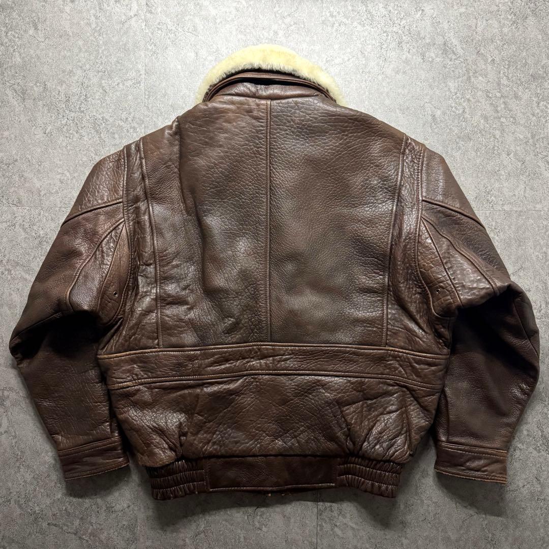 【90s vintage】フライトジャケット　G-1 A-2 シープスキン　短丈