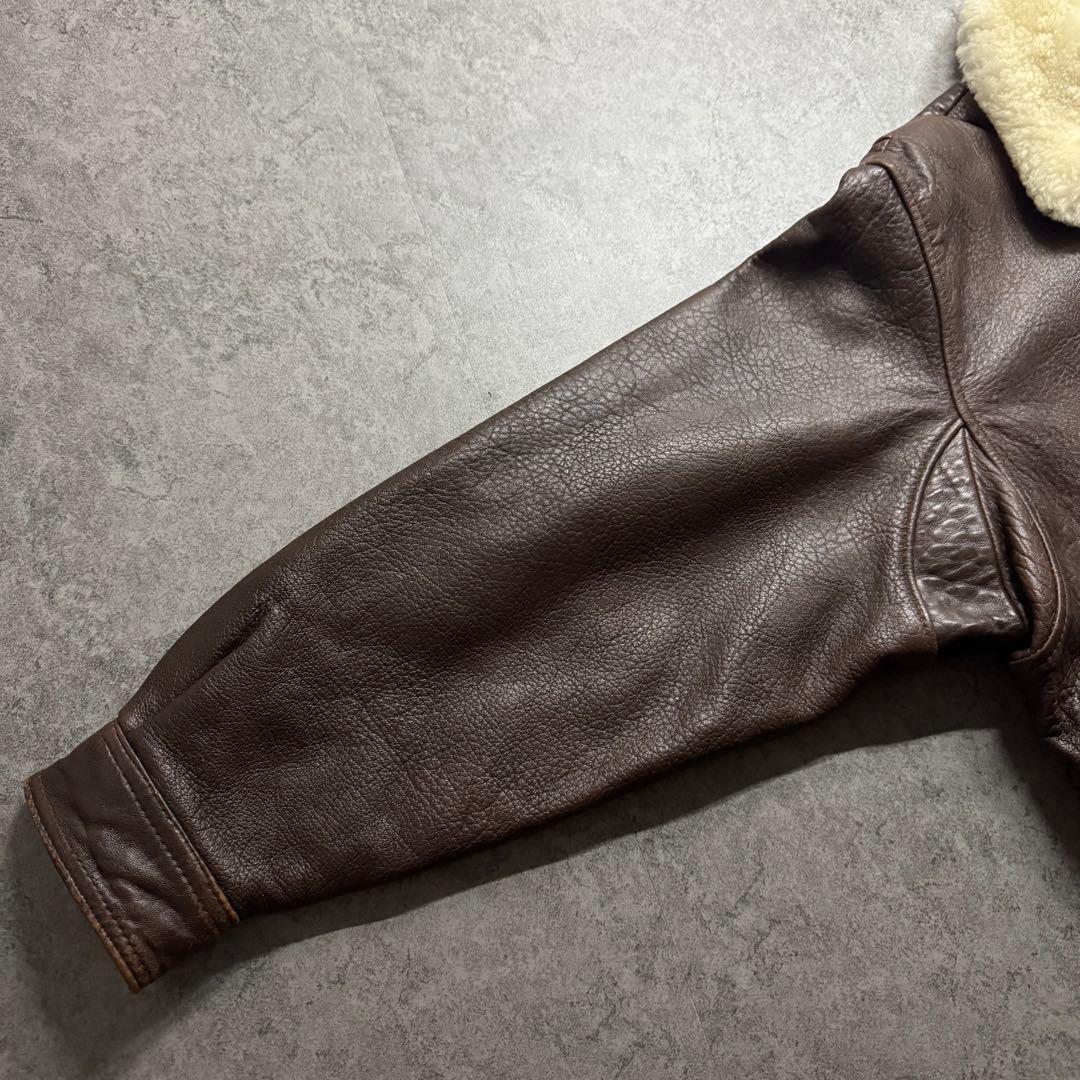 【90s vintage】フライトジャケット　G-1 A-2 シープスキン　短丈