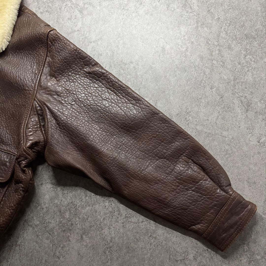 【90s vintage】フライトジャケット　G-1 A-2 シープスキン　短丈