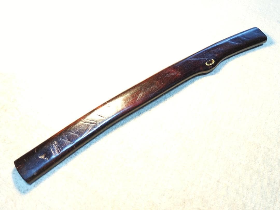 【 黒檀茶刀 】　江戸～昭和初期