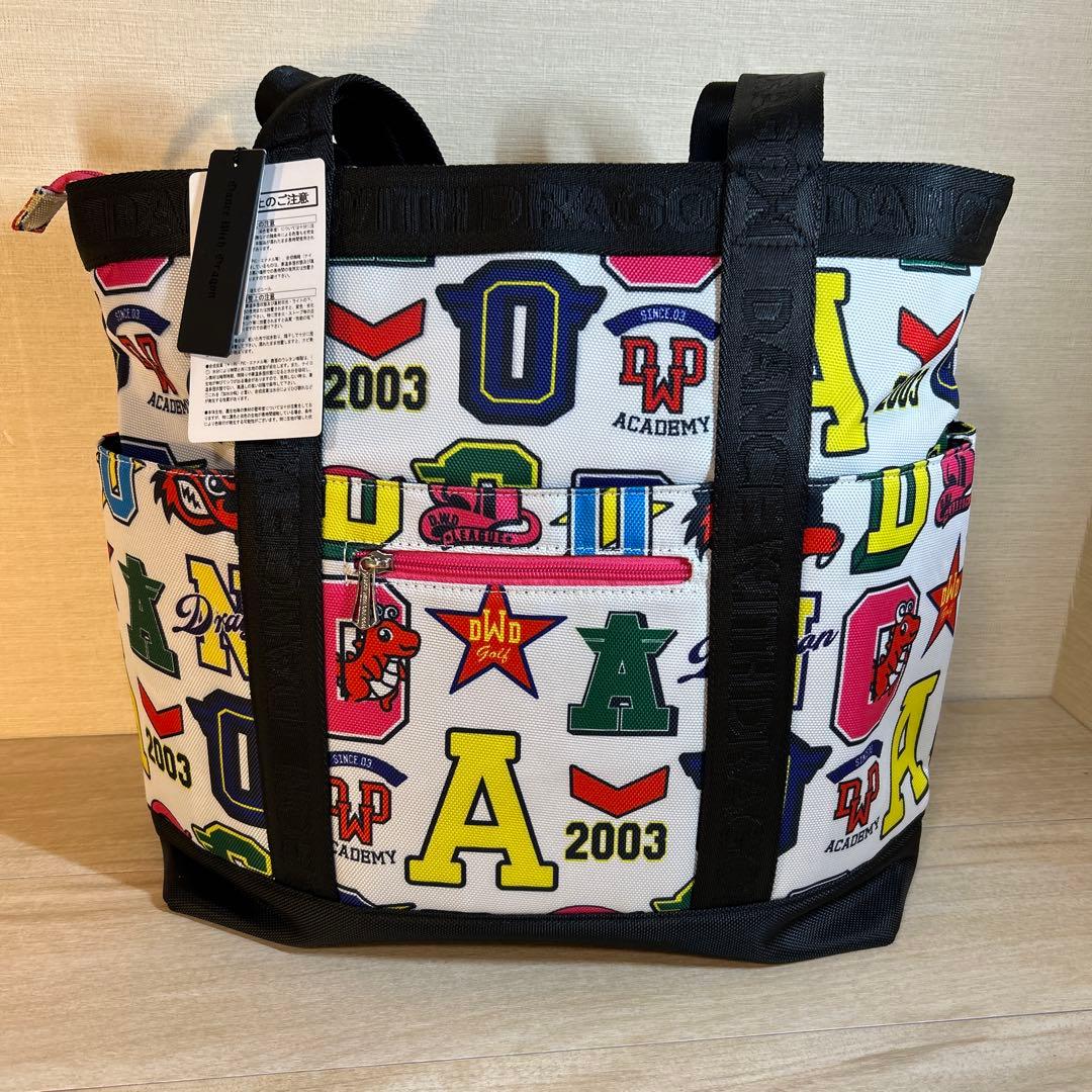 ダンスウィズドラゴン　バリスティックプリント　トートバッグ　ゴルフバッグ