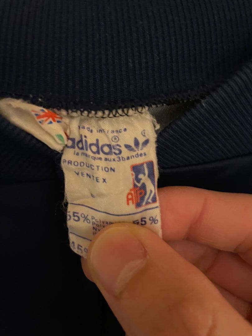 70–80s adidas ATP トラックジャケット 仏製Ventex L相当