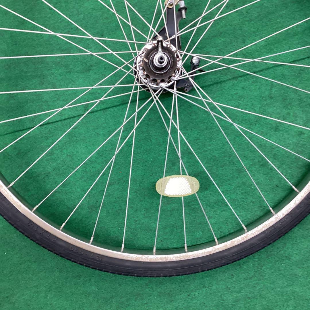 ステンレスリム　後輪 27x1-3/8 タイヤ付 内装3段　27インチ