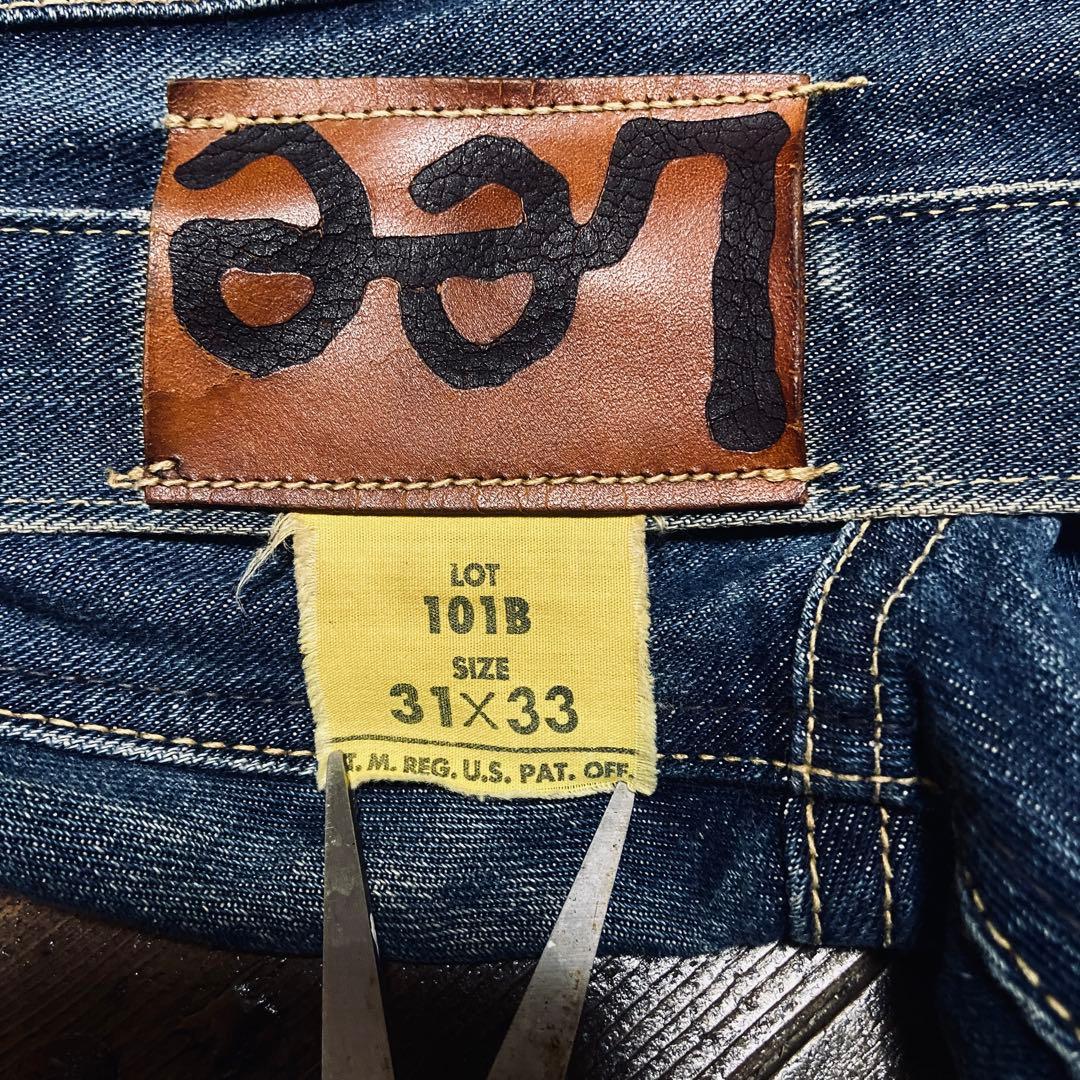 Leeリー101BcowboyカウボーイW31センター赤タグUnion made - メルカリ