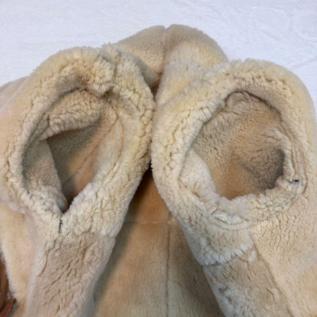 SIZE40 AVIREX B-3 ムートンジャケット 羊革 本革 USA