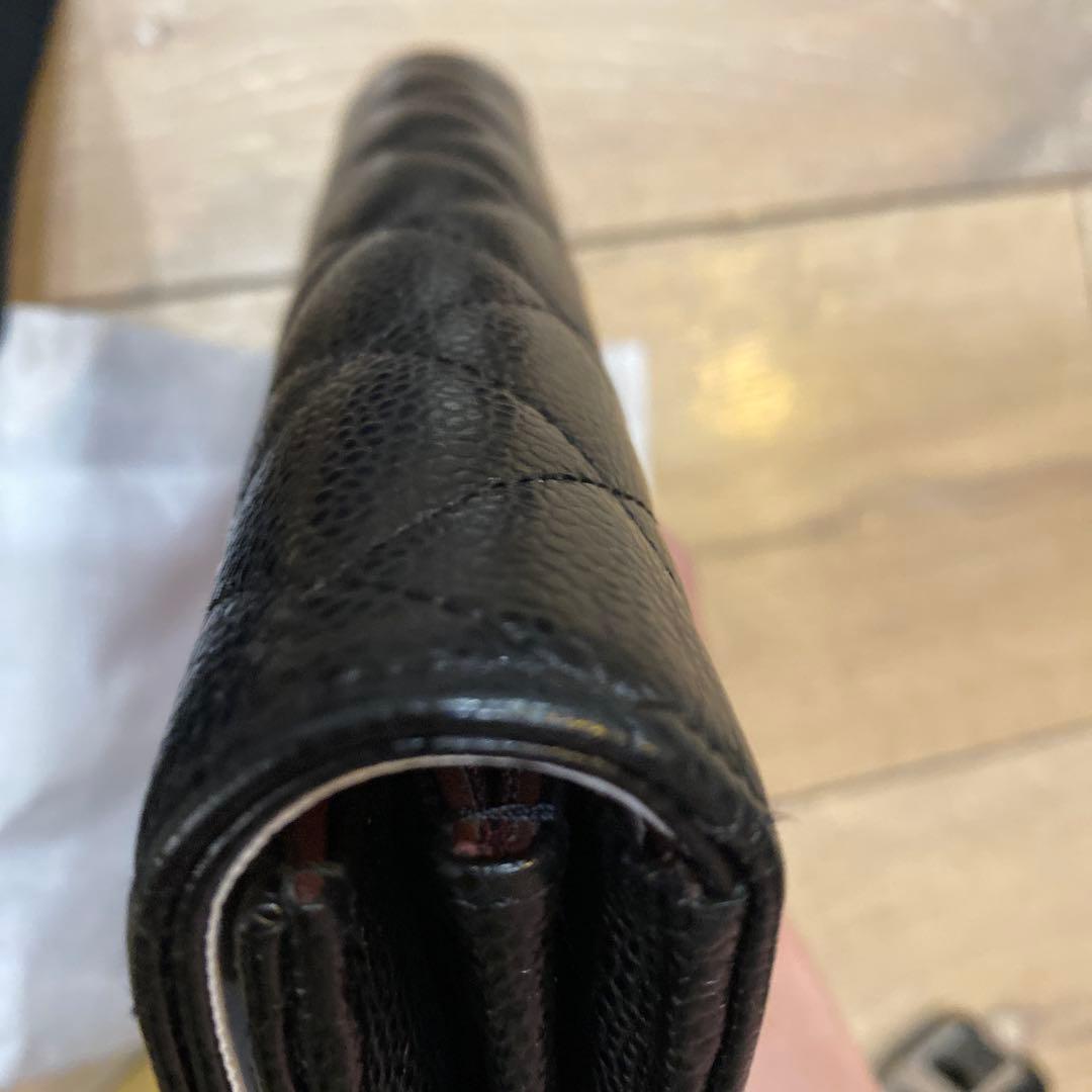 Kazaky 　CHANEL シャネル キャビアスキン 長財布 定番