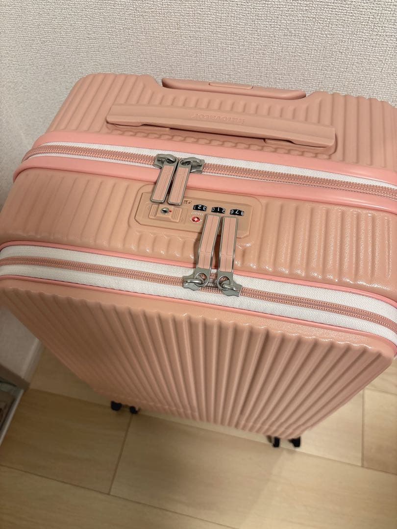 美品【innovator/イノベーター】フロントオープン キャリーケース 55L