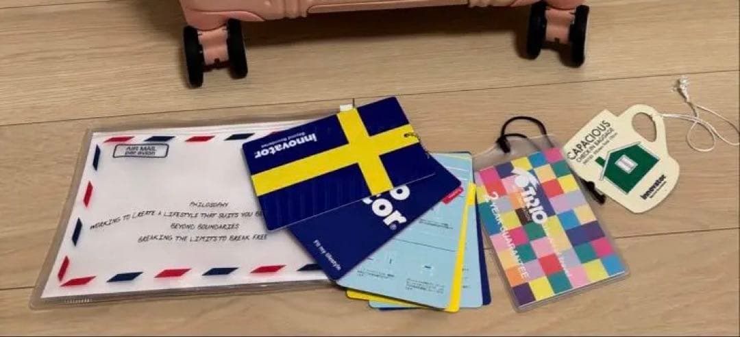 美品【innovator/イノベーター】フロントオープン キャリーケース 55L