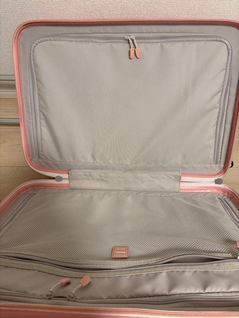 美品【innovator/イノベーター】フロントオープン キャリーケース 55L