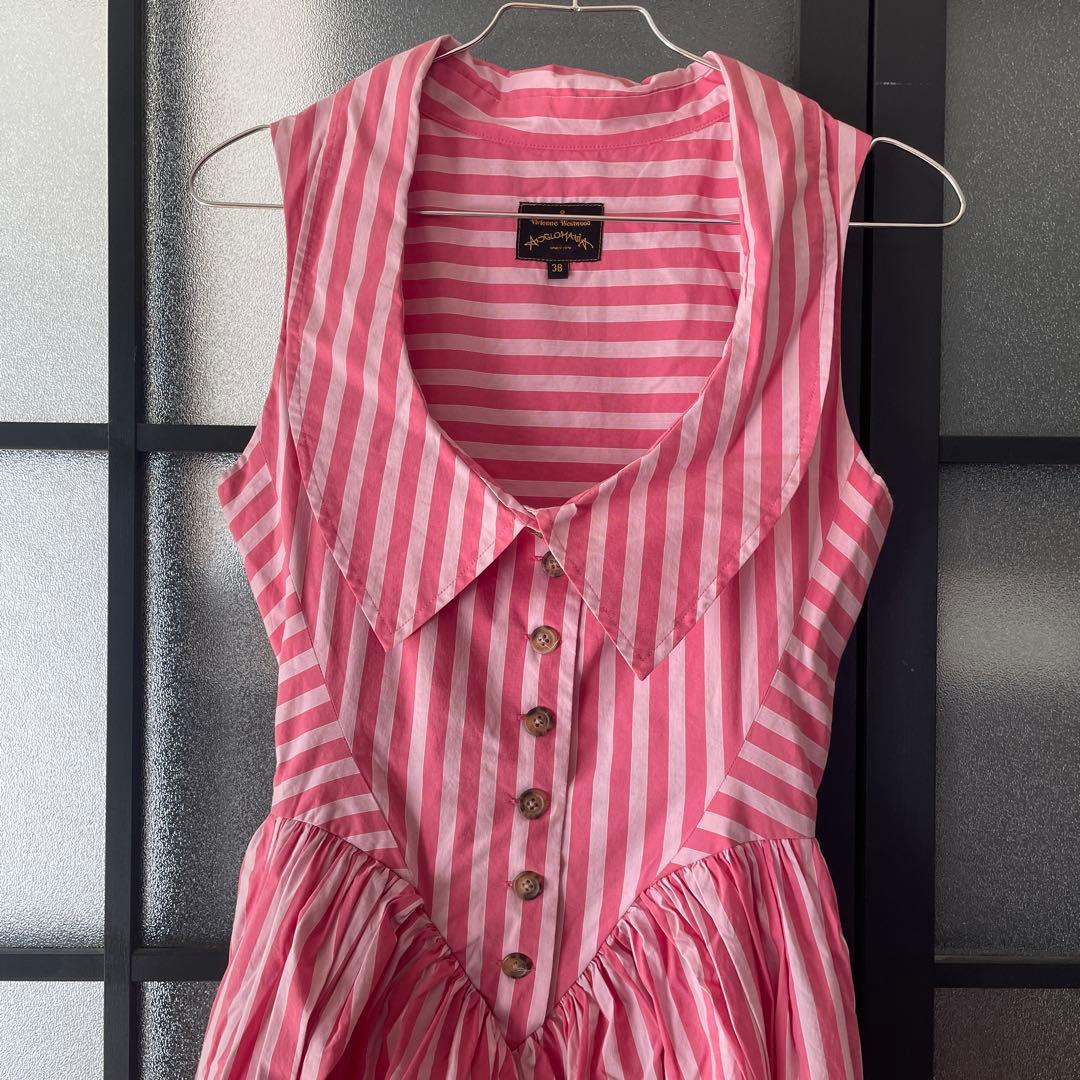 Vivienne Westwood アングロマニア ストライプワンピース38 - メルカリ