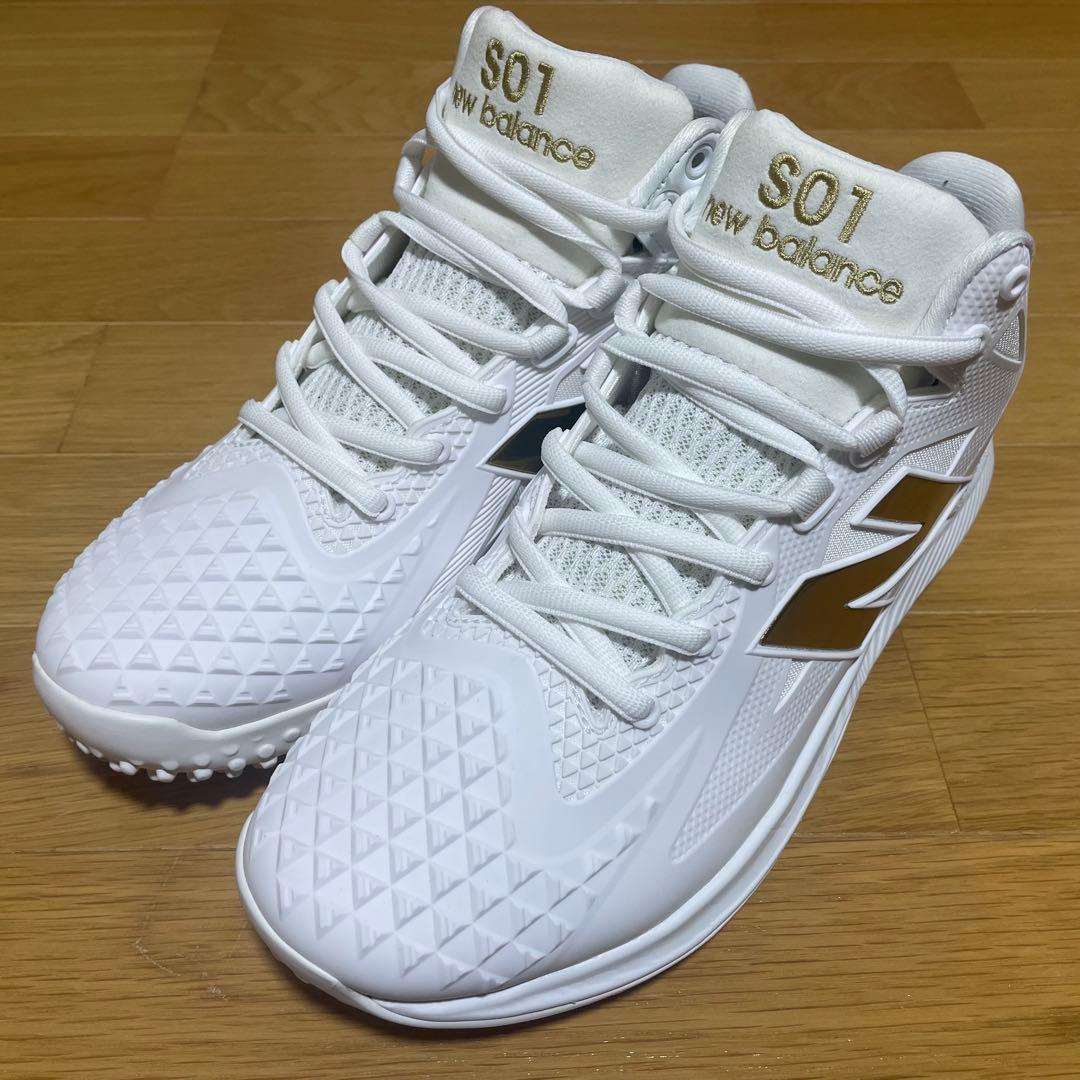 Ohtani v1 大谷翔平 ニューバランス ホワイト ゴールド 26.0㎝ - メルカリ