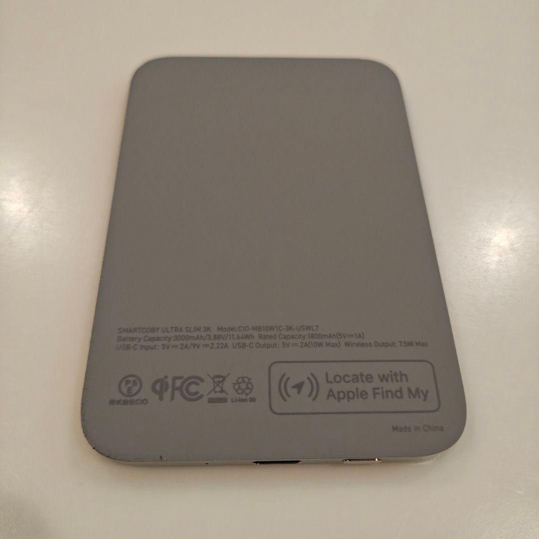CIO SMARTCOBY ULTRA SLIM 3K モバイルバッテリー