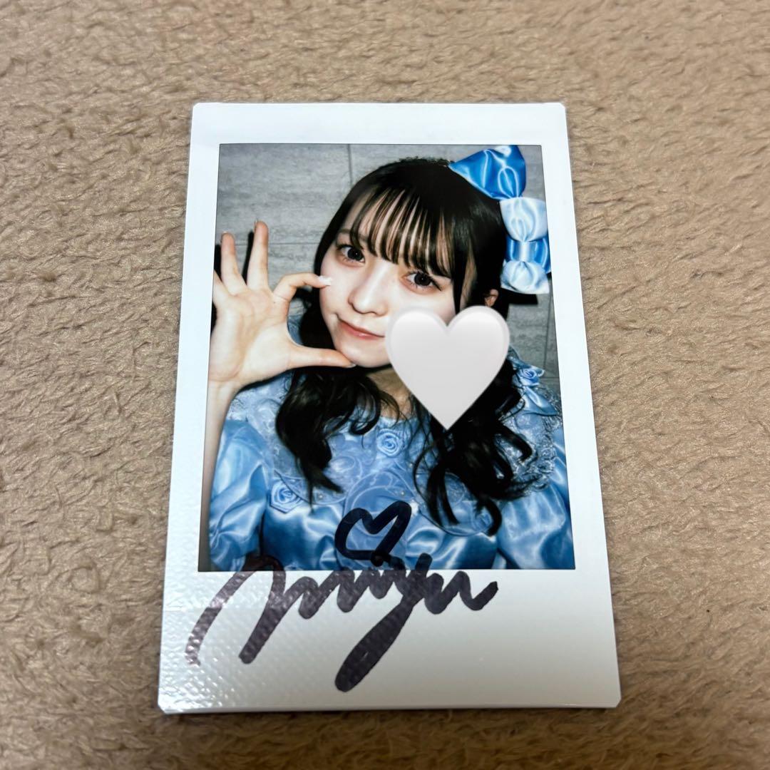 CUTIE STREET梅田みゆ オンライン特典会 チェキ サイン入り - メルカリ