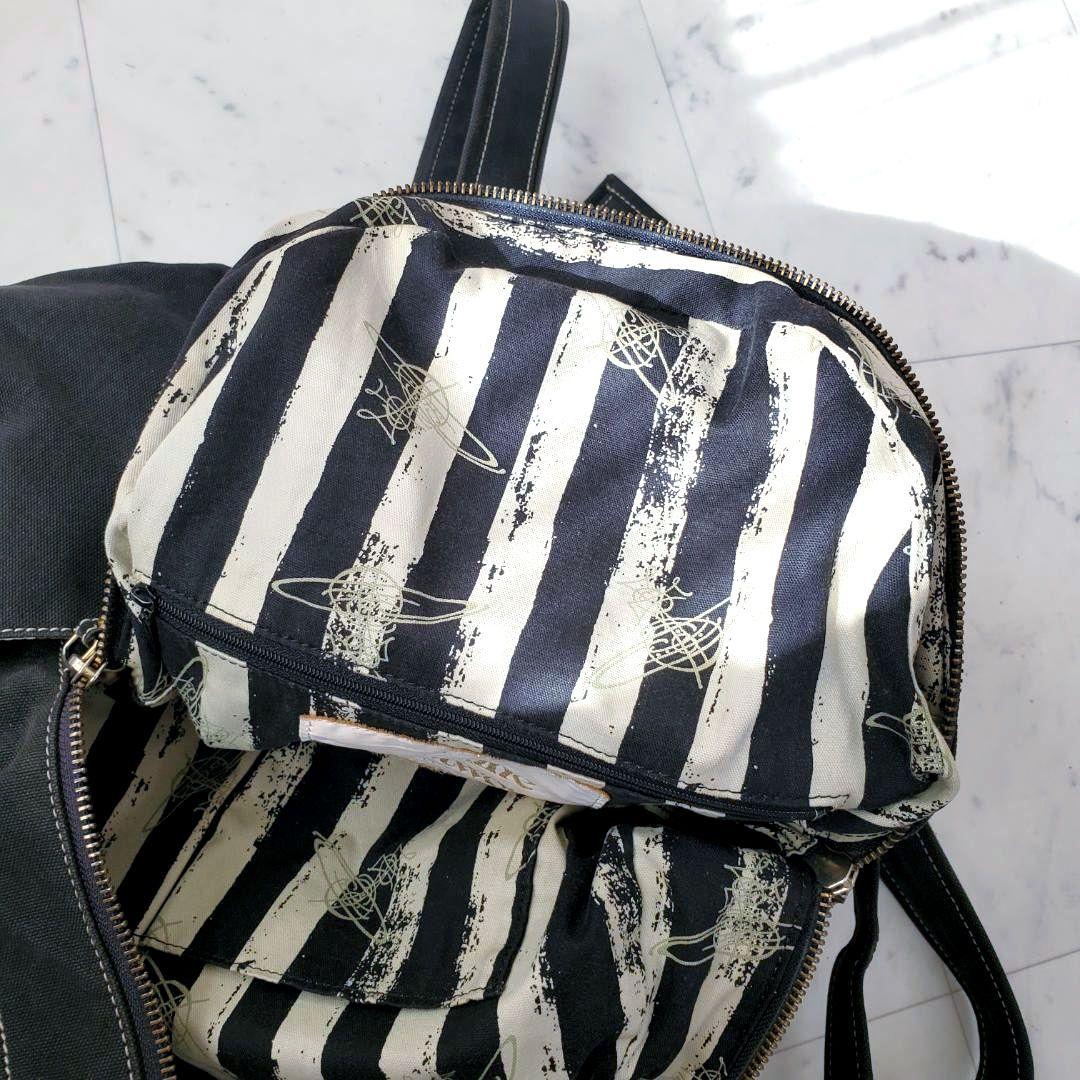 人気モデル ヴィヴィアンウエストウッド 希少 廃盤 リュック エッジウェア 黒