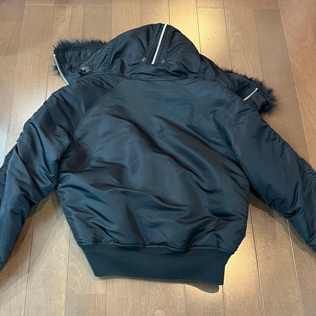 ALPHA アルファ N-2B フライトジャケット オールブラック S