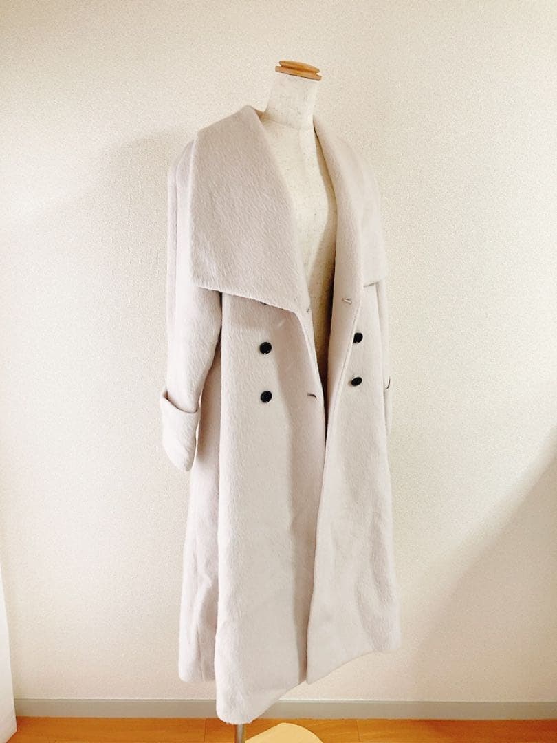 美品EMMEL REFINES チェスターコート　ロングコート　ウール　アルパカ
