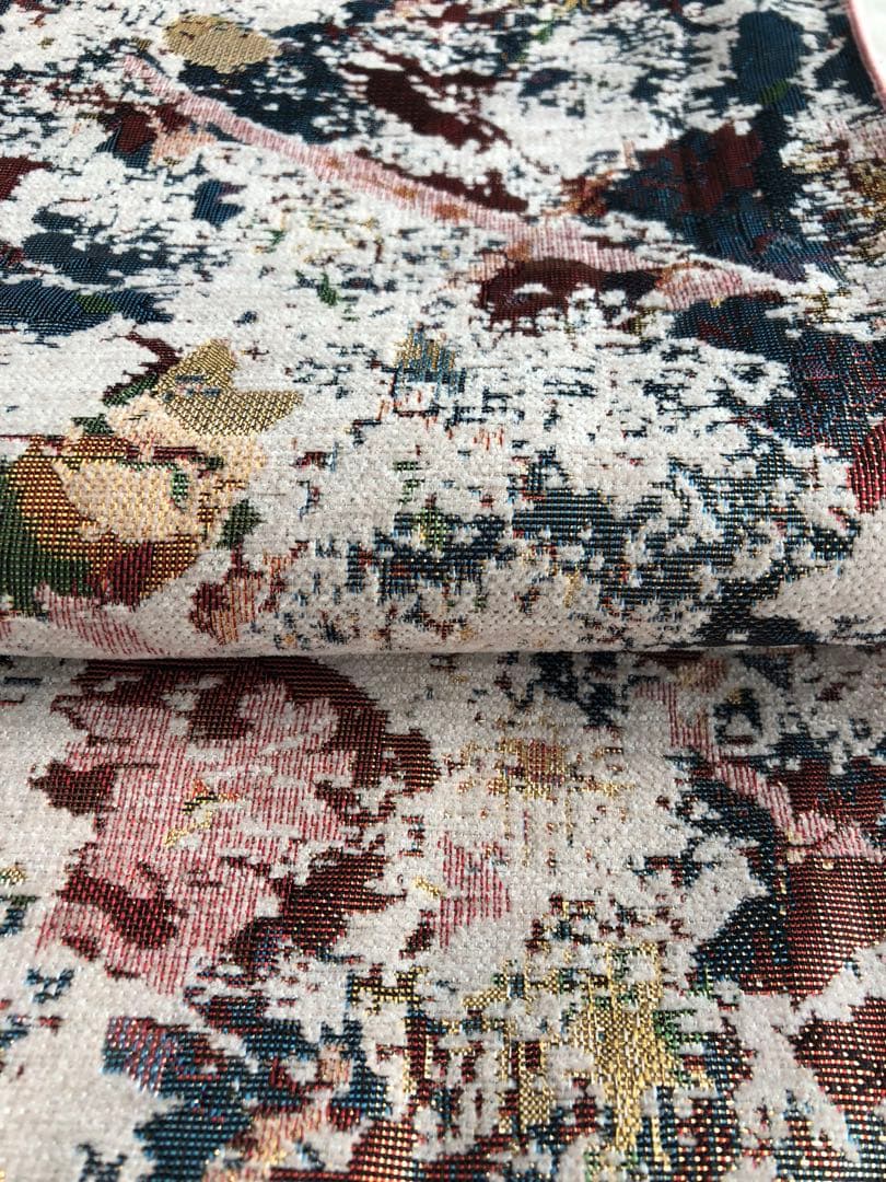 大人兵児帯 パレット シェニールジャガードの長尺兵児帯 半幅帯