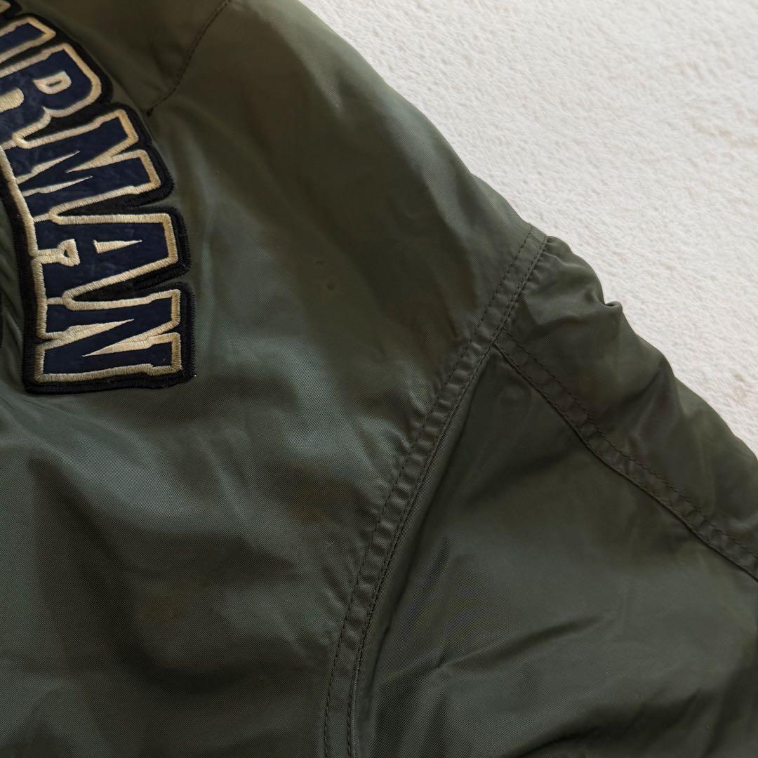 TEDMAN テッドマン MA-1 フライトジャケット カーキ ワッペン XL