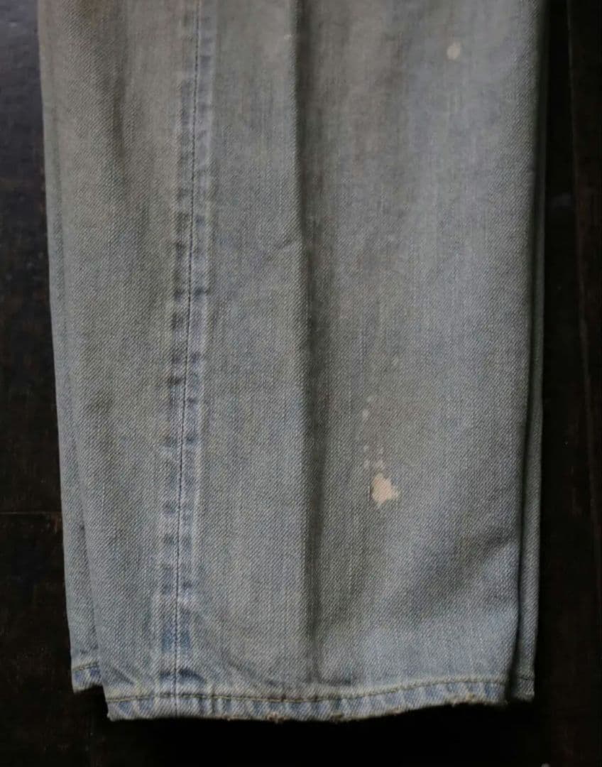 パンツ A.PRESSE Washed Denim Wide Pants 36