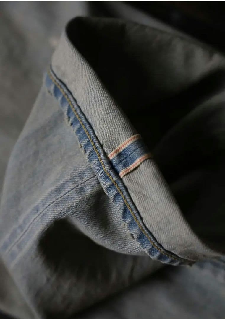 パンツ A.PRESSE Washed Denim Wide Pants 36